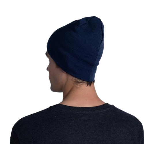 Buff MERINO MIDWEIGHT BEANIE für Erwachsene melange night blue Gr. One Size