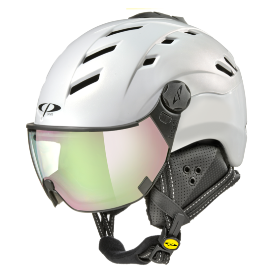 CP CAMURAI Ski-Snowboardhelm pearl white shiny Unisex