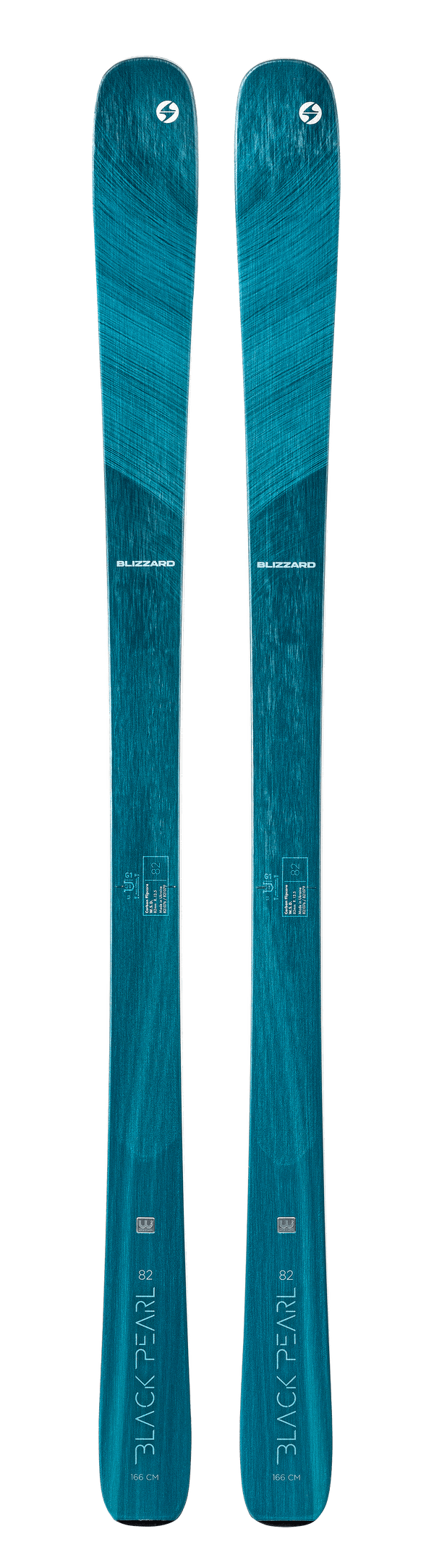 Blizzard Black Pearl 82 Flat Ski 166 cm Damen Skier Alpin All-Mountain
