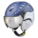 CP CUMA CUBIC Ski-Snowboardhelm violet blue cubic soft touch / white shiny Damen