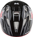 Alpina XIMO FLASH Fahrradhelm black white red star Kinder