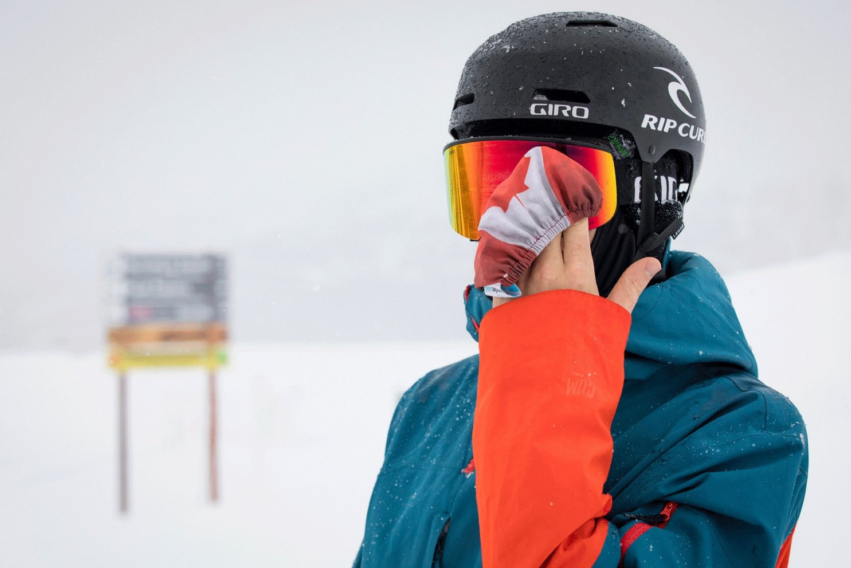 Gogglesoc NORTHERN LIGHTS Soc Schutzhülle für Ski-,Snowboard oder Fahrradbrille