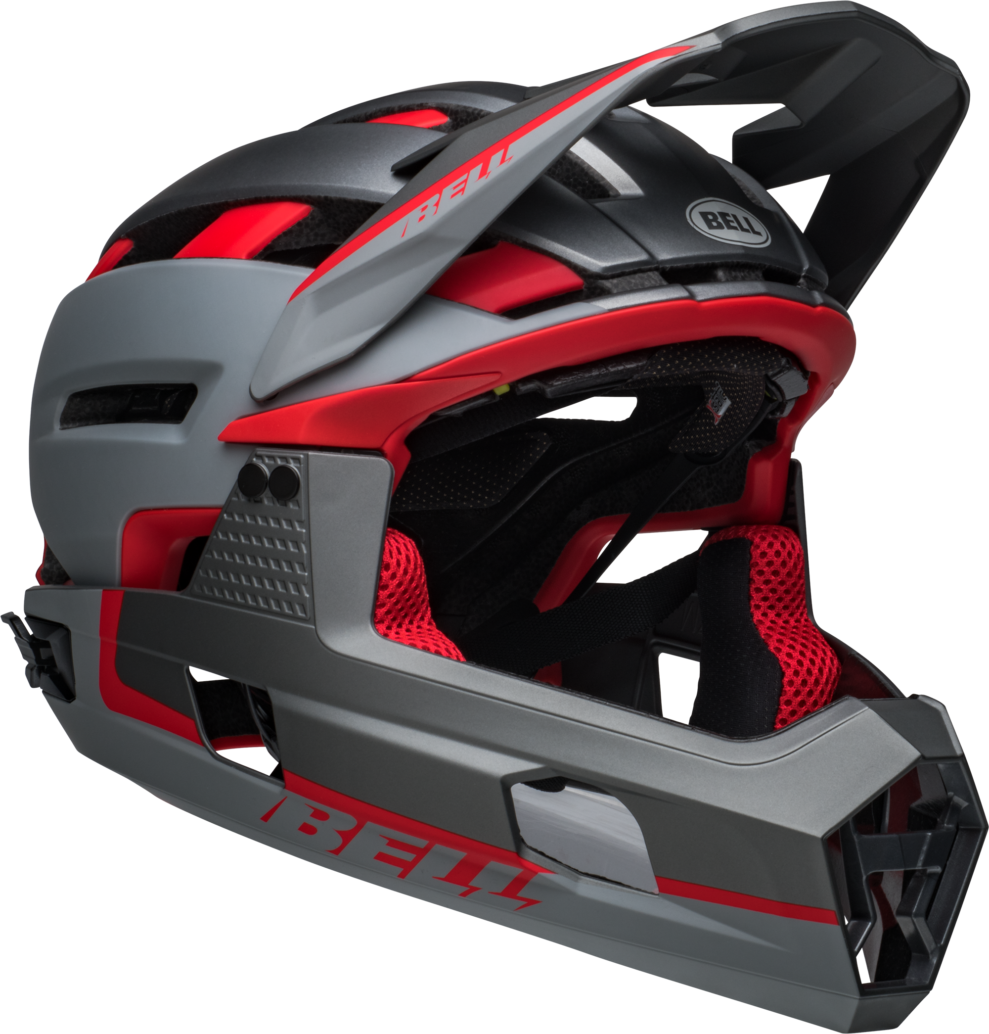 Bell SUPER AIR R SPHERICAL MIPS Fahrradhelm matte grey red Unisex