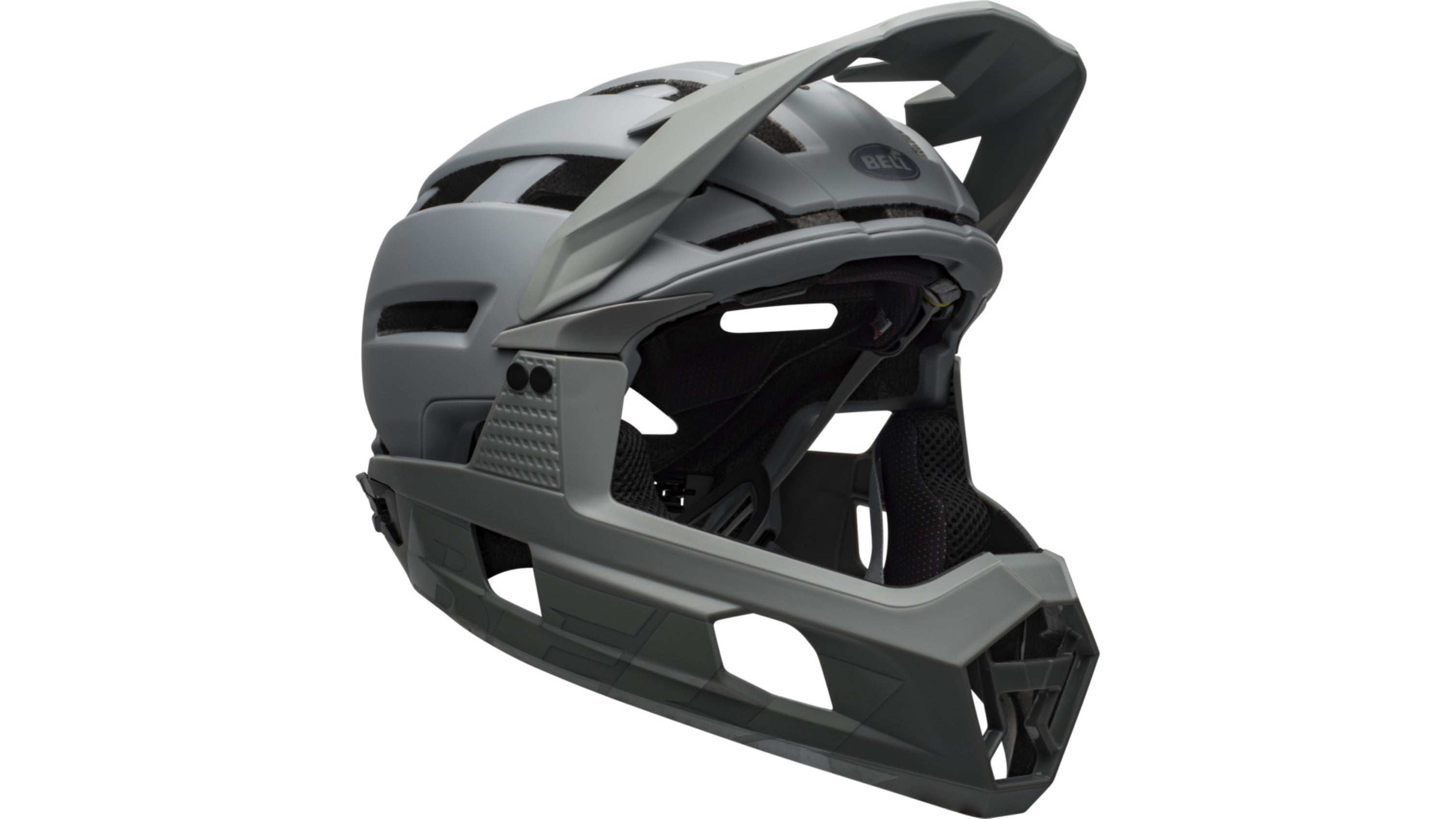 Bell SUPER AIR R SPHERICAL Fahrradhelm mat/gl grays Unisex