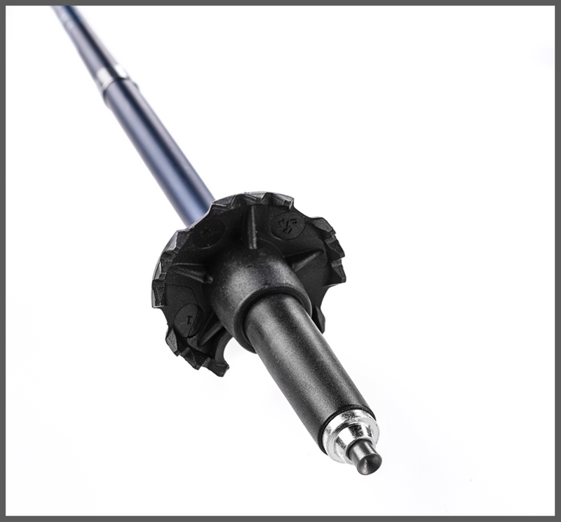Leki MIC VARIO CARBON Wanderstöcke blau-weiß