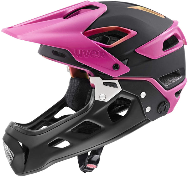 uvex JAKKYL HDE Mountainbikehelm future black mat pink Unisex