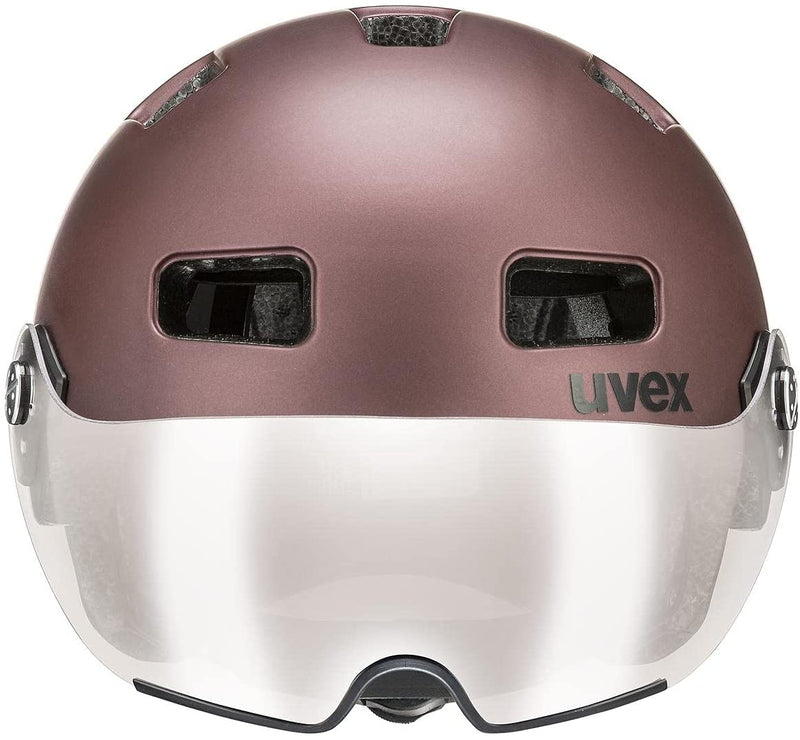uvex RUSH VISOR Fahrradhelm blackberry mat Unisex