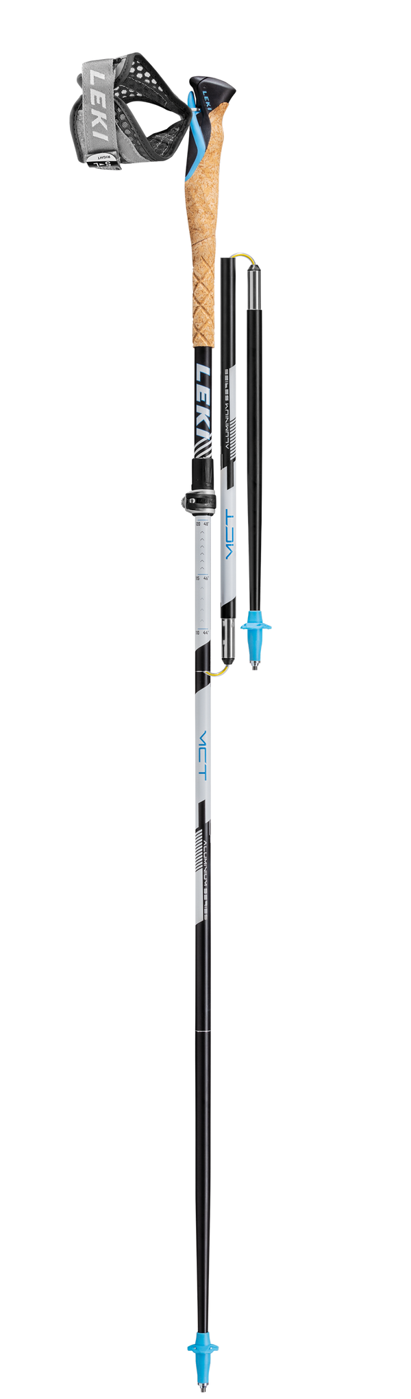LEKI MCT VARIO Wanderstöcke schwarz-weiß-blue