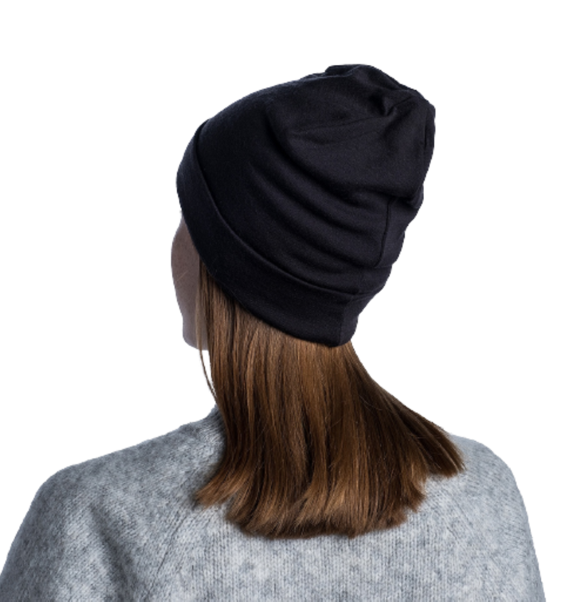 Buff MERINO HEAVYWEIGHT BEANIE für Erwachsene solid black Gr. One Size