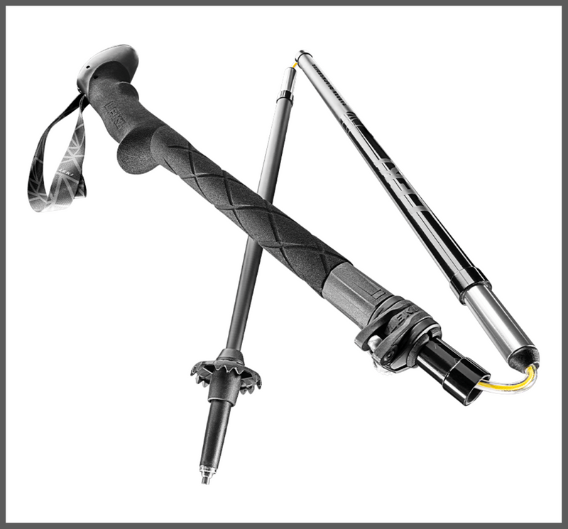 Leki BLACK SERIES MVC Wanderstöcke carbon-schwarz