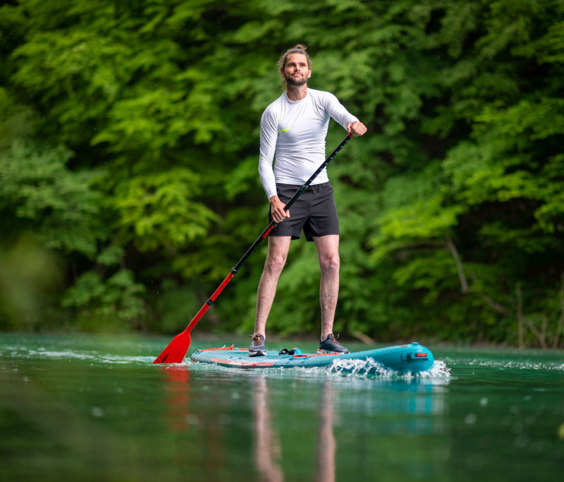 Jobe STREAM CARBON 40 SUP PADDEL Carbon Dreiteilig red orange