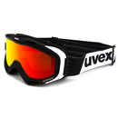 uvex G.GL 300 TOP Skibrille Black/White Unisex + Wechselscheibe Rot