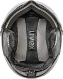 uvex WANTED VISOR Ski-Snowboardhelm glacier-rhino mat Unisex
