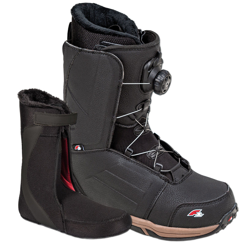 F2 ELIMINATOR DUAL TGF Herren Snowboardschuh Schwarz