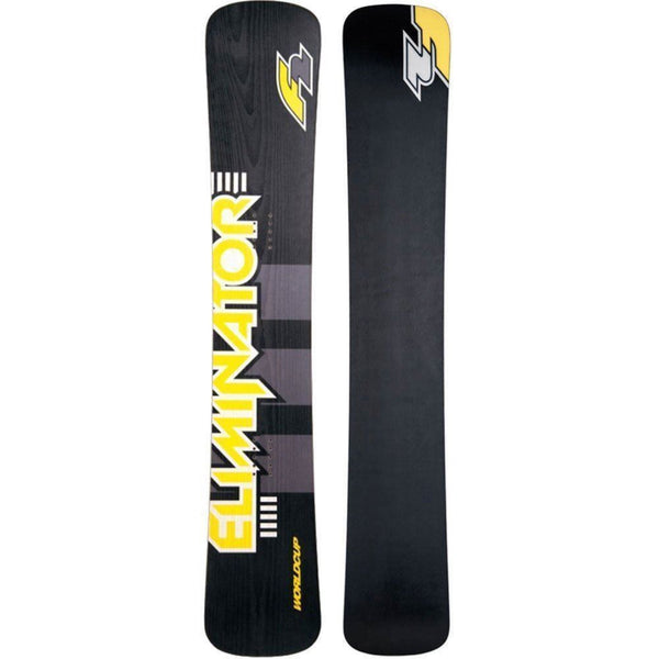 F2 ELIMINATOR WC TITANAL Alpinboard black yellow Gr. 158 cm
