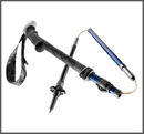 Leki MIC VARIO CARBON ANTISHOCK Wanderstöcke blau-weiß
