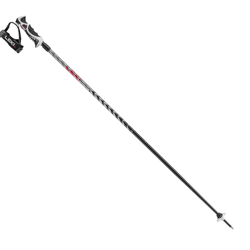 Leki HOT SHOT-S Skistöcke black dark anthracite red (100-135 cm) Unisex