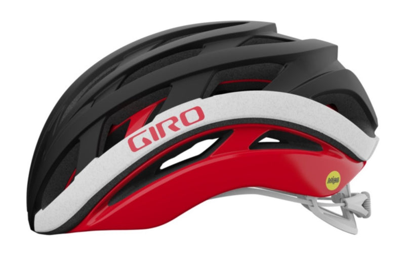 Giro HELIOS SPHERICAL MIPS Fahrradhelm matte black red Herren