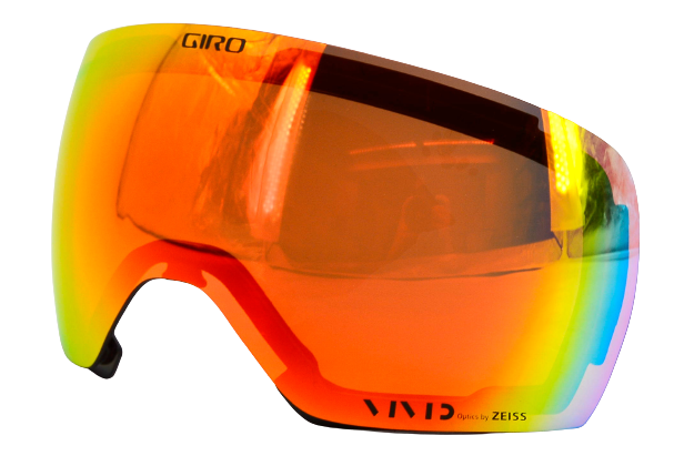 Giro S Goggle Ersatzscheibe für Skibrille Article und Lusi Vivid Ember