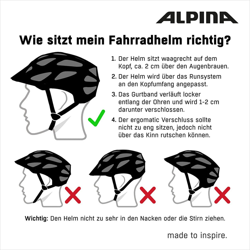 Alpina GARBANZO Fahrradhelm black matt Unisex