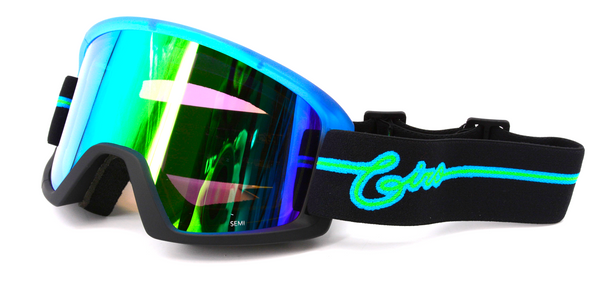Giro SEMI Skibrille blue neon lights + Ersatzscheibe Herren