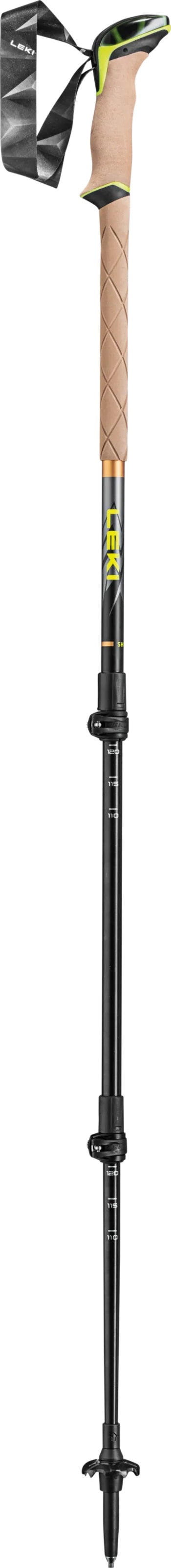 Leki SHERPA Trekkingstöcke dark anthracite-copper brown-neon yellow (110-145 cm) Unisex