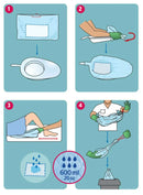 Dr. Helewa BEDPAN LINER 600 Bettpfannenbeutel Reisetoilette Notfall-WC