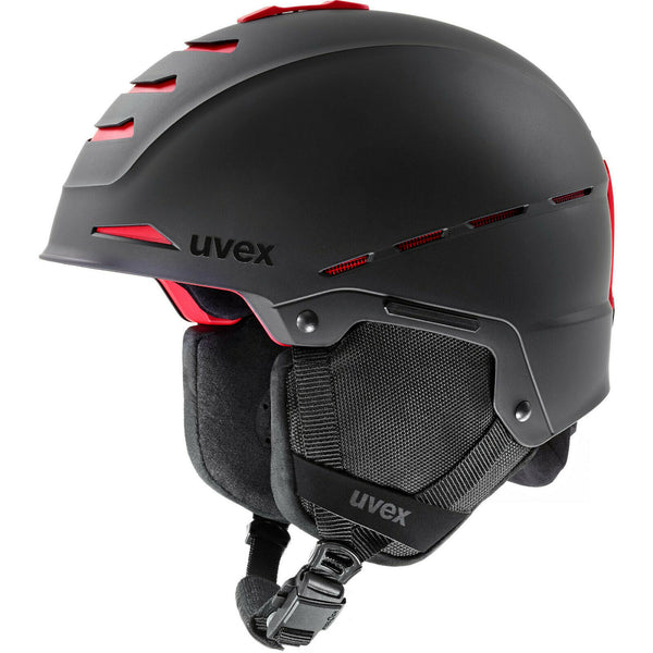 Uvex Legend Pro black red mat Skihelm Snowboardhelm