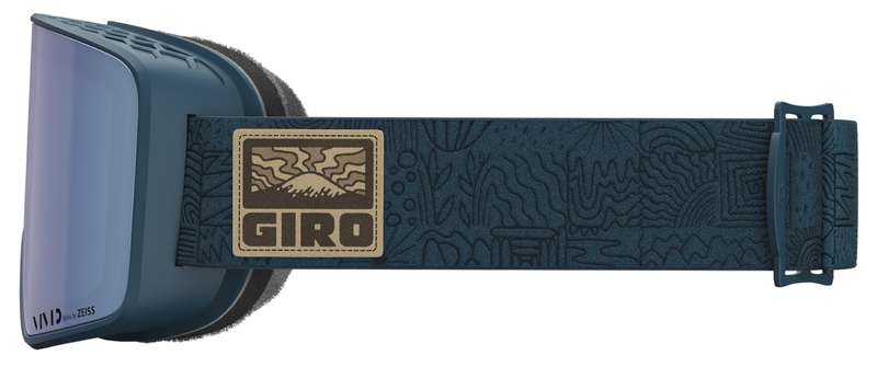 Giro METHOD Skibrille Harbor Blue Adventure Grid + Ersatzscheibe Unisex