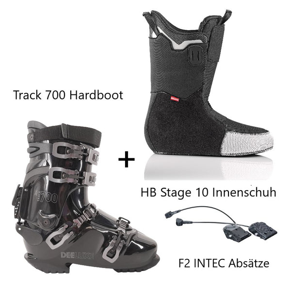 Deeluxe Track 700 Hartboots - Optional: HB Stage 10 Innenschuhe / F2 Absätze