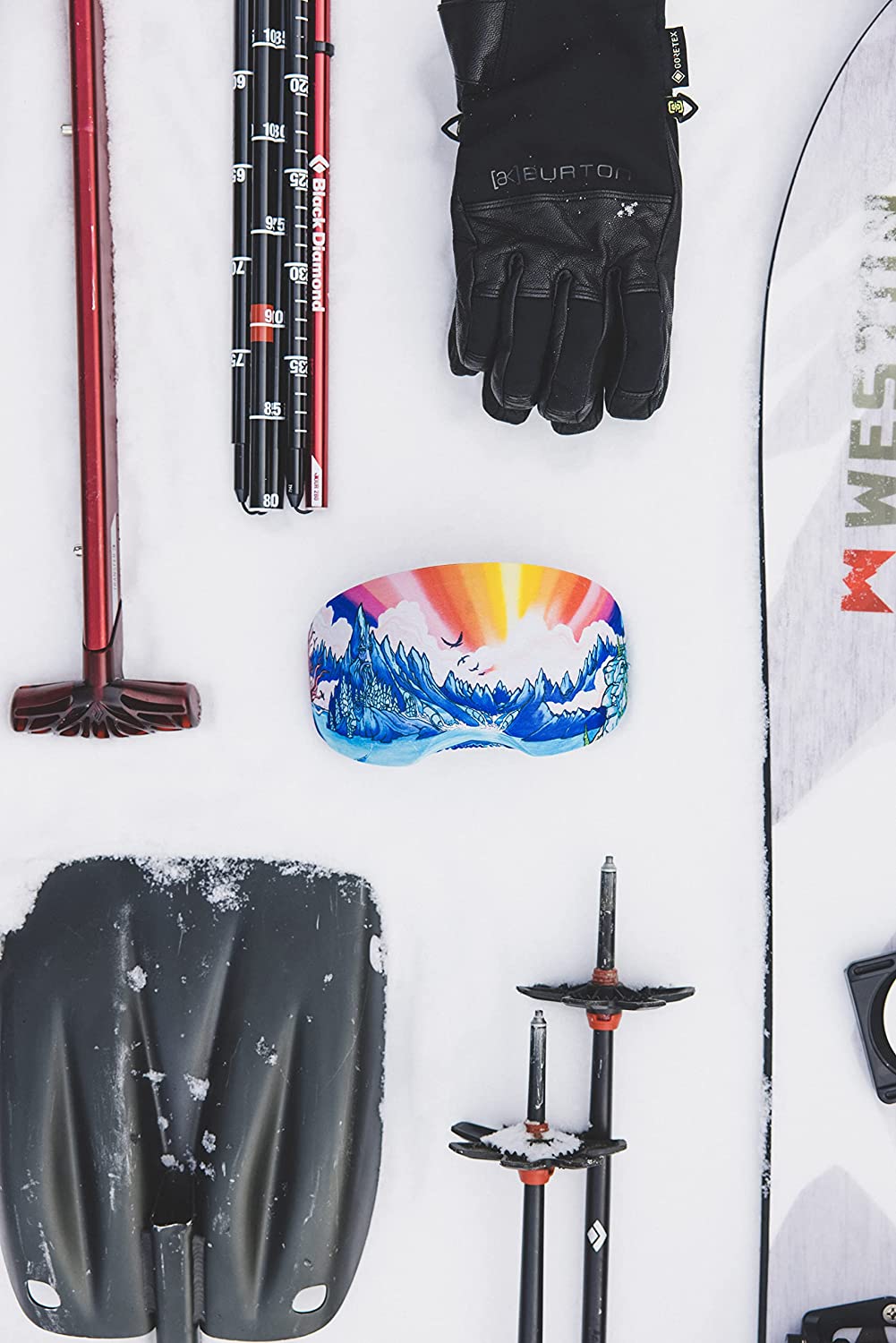 Gogglesoc PHYLOGENETIC PARALLEL Gogglesoc Schutzhülle für Ski- oder Snowboardbrille