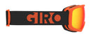 Giro RINGO JR. Skibrille orange black blocks OTG Jugend