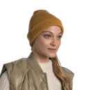 Buff KNITTED BEANIE für Erwachsene jarn ocher Gr. One Size