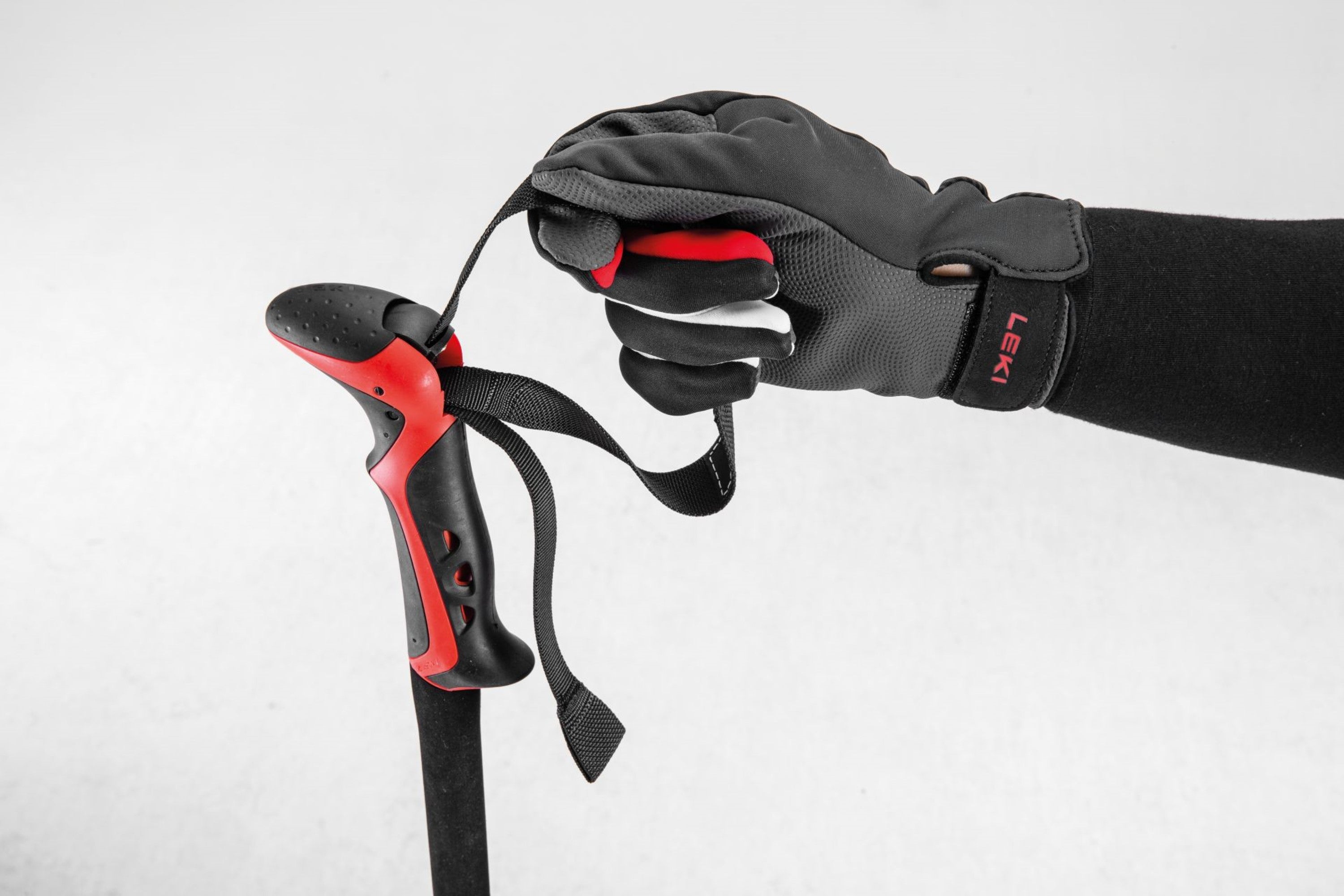 Leki HAUTE ROUTE 2 Skitourenstöcke dark anthracite-dark red-black (110-150 cm) Unisex
