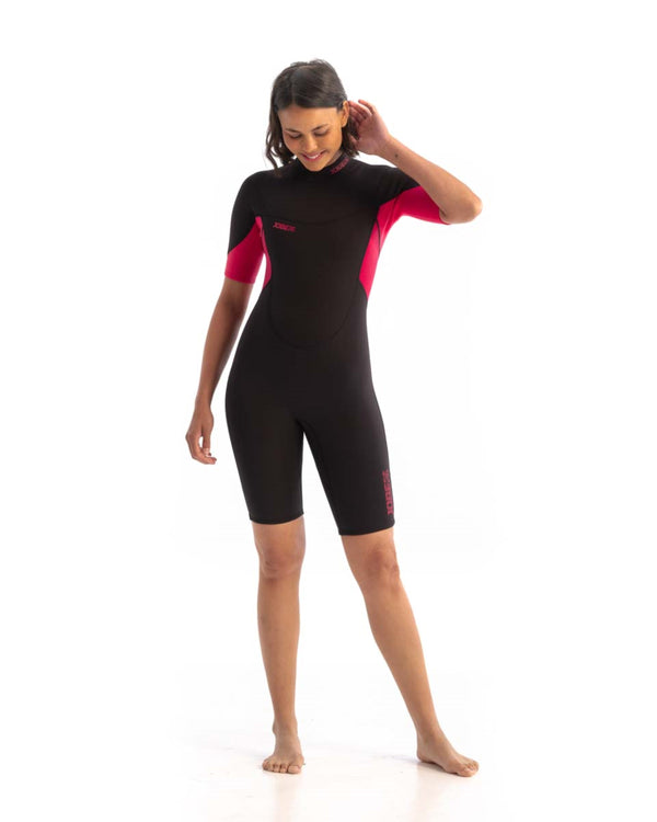 Jobe Sofia 3/2mm Shorty Wetsuit Damen hot pink