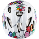 Alpina XIMO Fahrradhelm white flowers Kinder