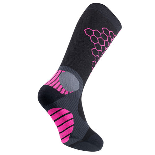 BootDoc POWER FIT SOCKS PERFORMANCE COMFORT PFI 70 Wintersocken black pink Unisex