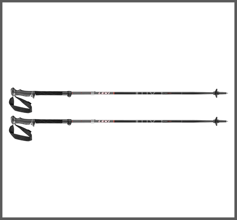 LEKI Stöcke Micro Vario TA EVO Trekking 110-130cm schwarz-anthrazit Wanderstöcke