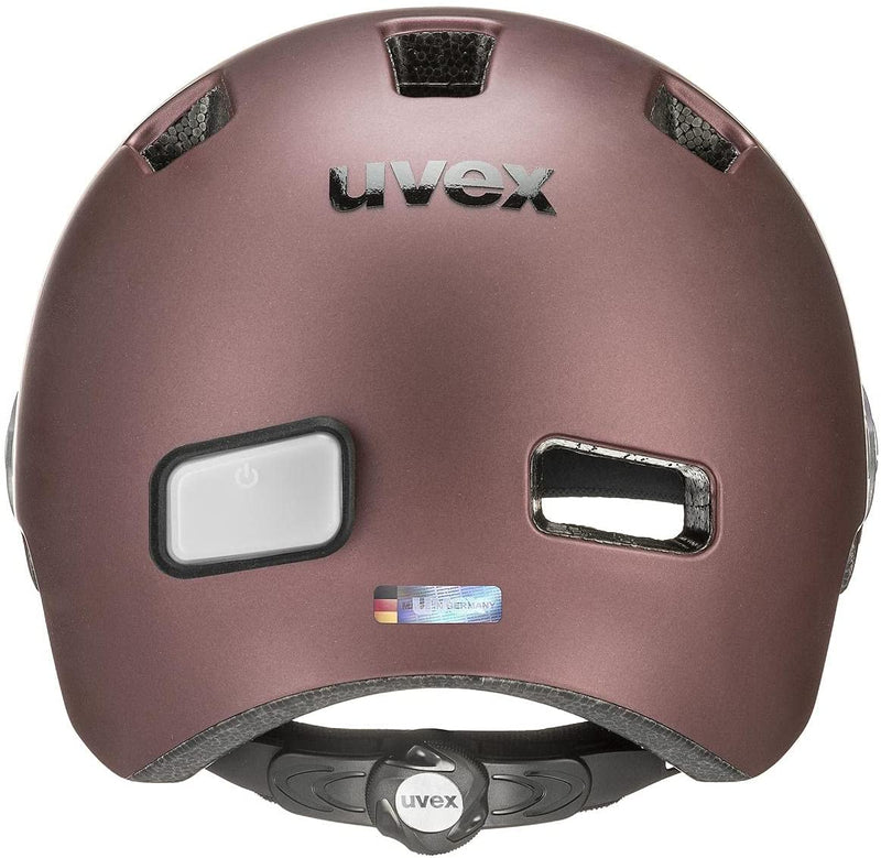 uvex RUSH VISOR Fahrradhelm blackberry mat Unisex