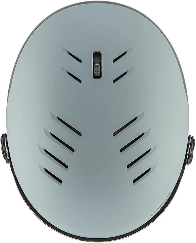 uvex WANTED VISOR Ski-Snowboardhelm glacier-rhino mat Unisex