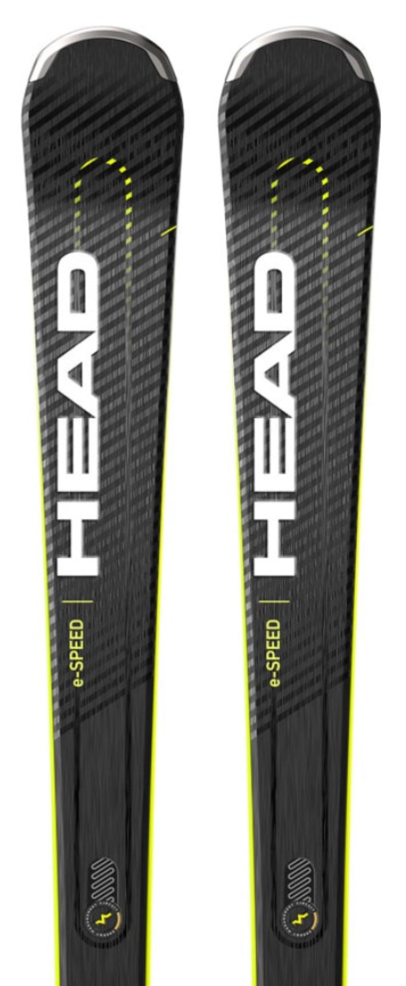 Head SUPERSHAPE E-SPEED Ski + Bindung PRD 12 GW Superflex neon yellow black Herren