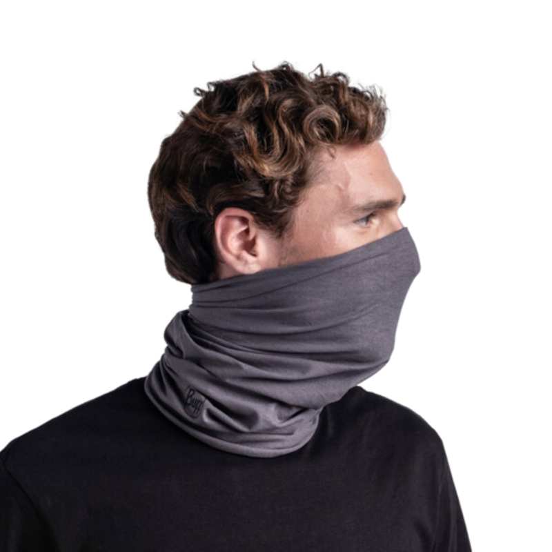 Buff ORIGINAL ECOSTRECH MULTIFUNKTIONSTUCH für Erwachsene solid grey Gr. One Size