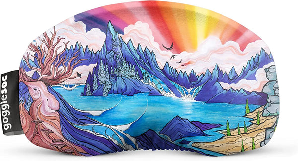 Gogglesoc PHYLOGENETIC PARALLEL Gogglesoc Schutzhülle für Ski- oder Snowboardbrille