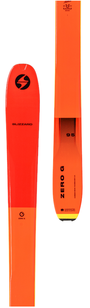 Blizzard ZERO G 095 178cm Flat Ski Orange