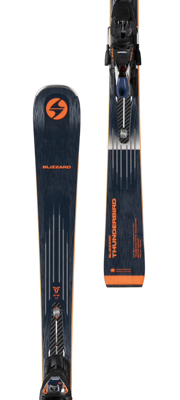 Blizzard THUNDERBIRD R15 WB 174cm + Marker TPX 12 - Herren Pisten Ski Blau