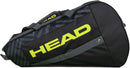 Head BASE PADEL BAG M BKNY Padel-Tasche black neon yellow