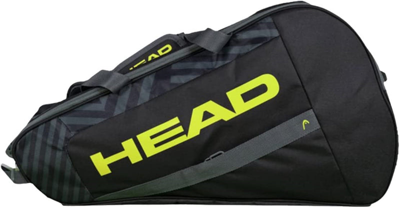 Head BASE PADEL BAG M BKNY Padel-Tasche black neon yellow