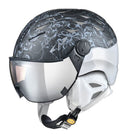 CP CUMA CUBIC Ski-Snowboardhelm black cubic misty soft touch - white shiny Damen