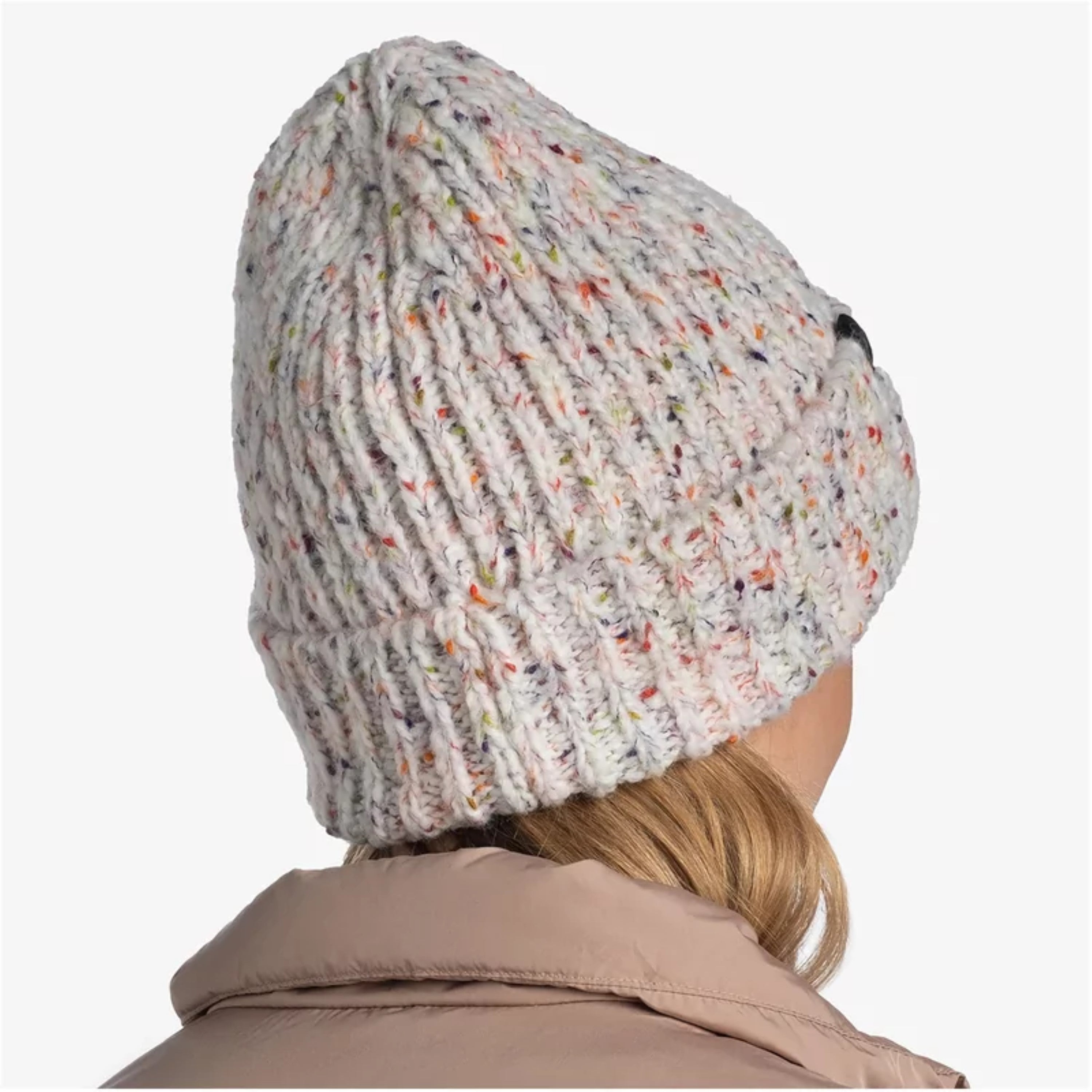 Buff KNITTED & FLEECE BEANIE für Erwachsene kim white Gr. One Size