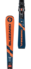 Blizzard FIREBIRD SRC 165cm + Marker XCELL 14 Herren Rennski Blau Orange